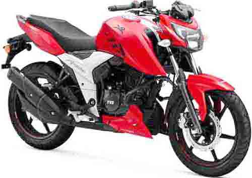 TVS Apache RTR 160 4V motorbike
