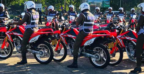 Sri Lanka Police Motocross Bike